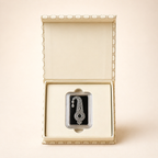 Kalangi Rose Gold Silver Bar with Swarovski Stone — 5 Gram | 999 Pure Silver
