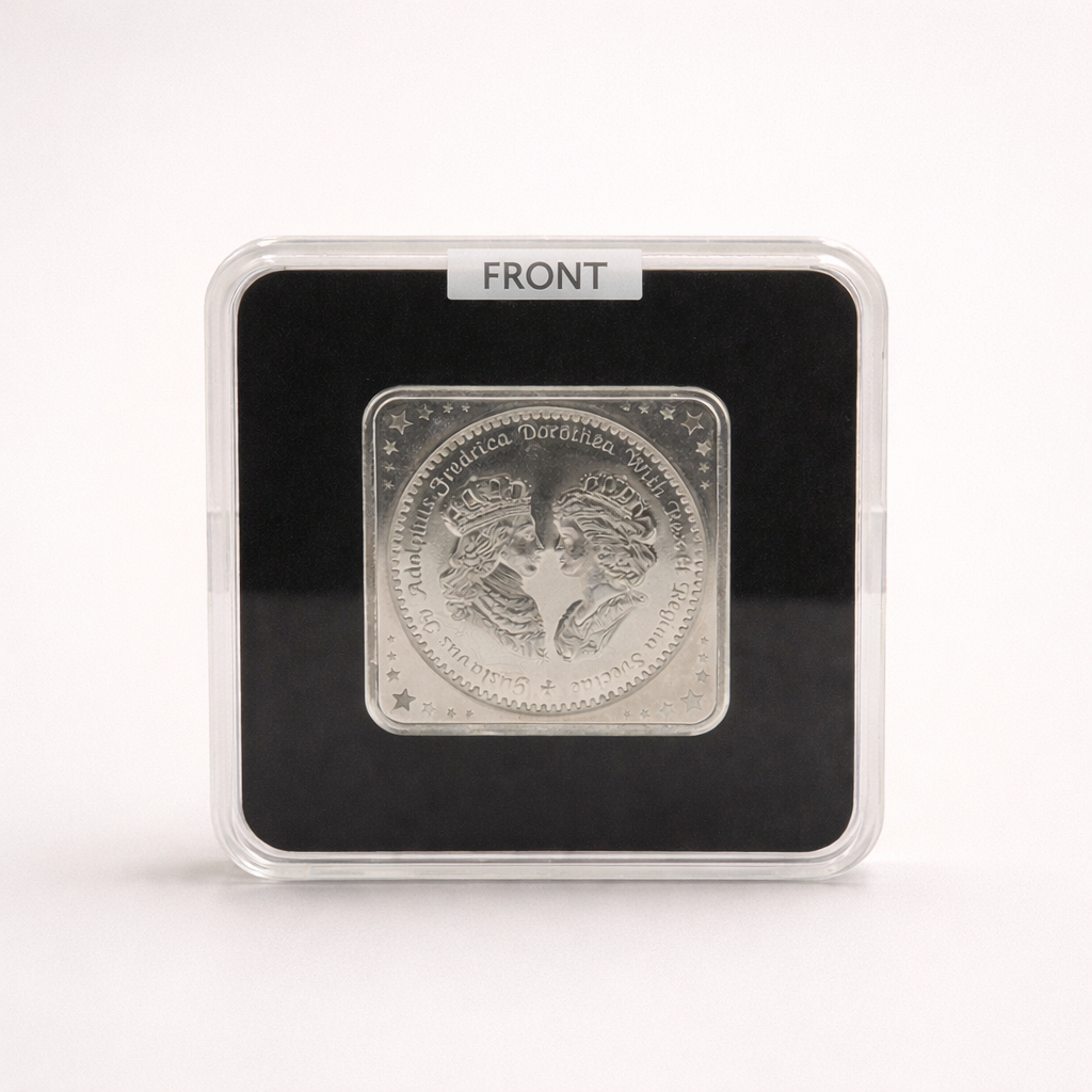 Royal King Queen 10 gm Silver Coin