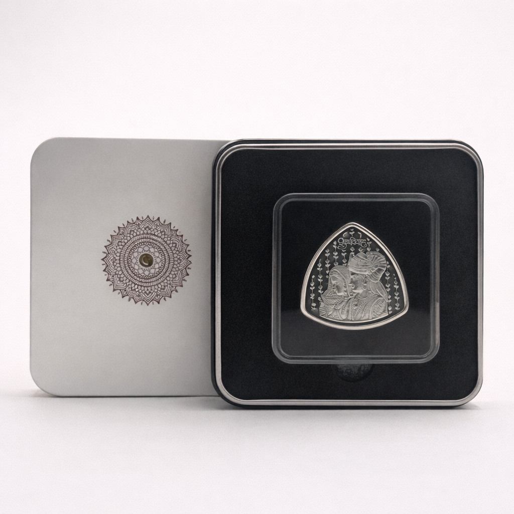 Dulha Dulhan 5 gm silver coin