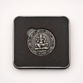 3d Ganesh Coin | Antique Finish 999 Pure Silver 19 gm
