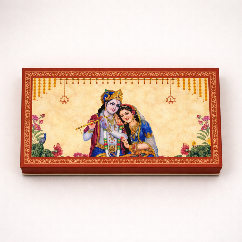 Radha Krishna Silver Coin Set – 3gms(1 gmsx3no.) | UV color prints