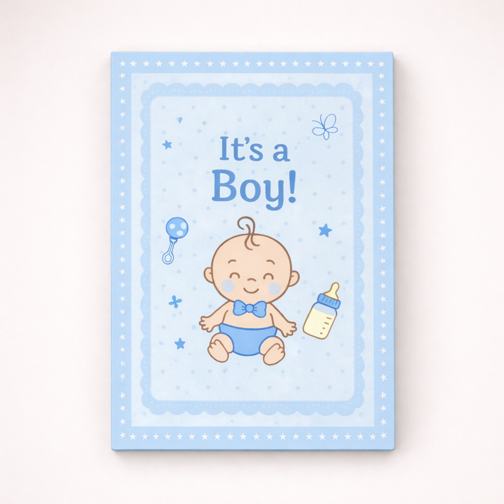 Baby boy 6 gms gift (1gms x 6no.) blue silver coins