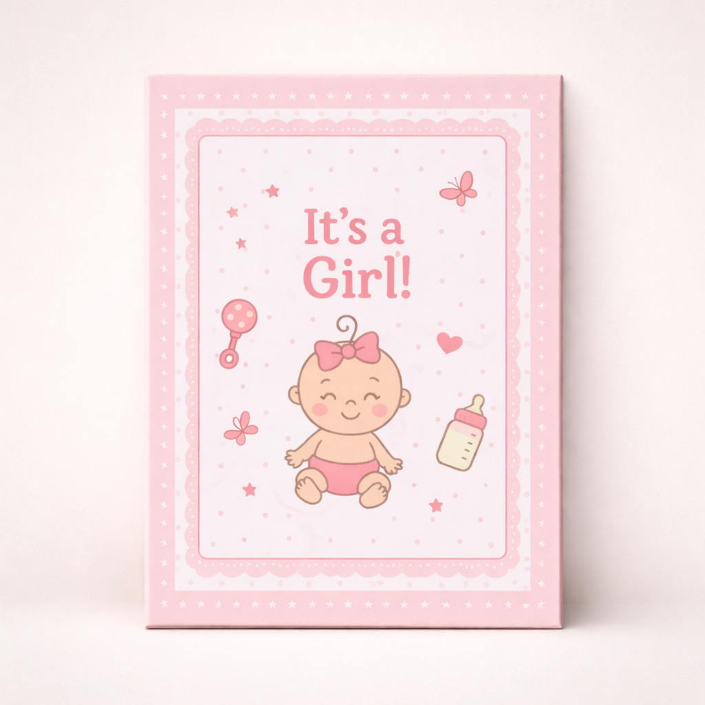 Baby Girl 6 gms gift (1gms x 6no.) pink silver coins