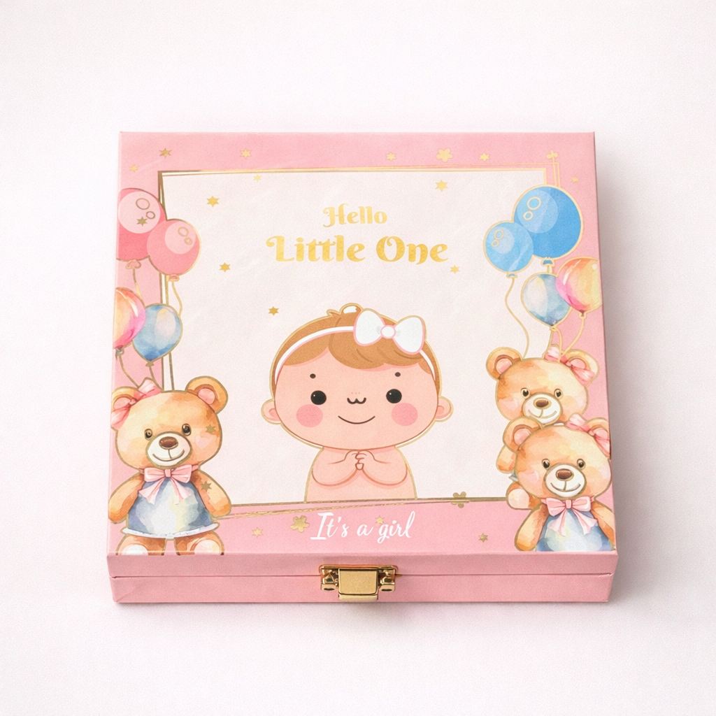 Best Gift for Newborn Baby Girl | (2.5*4) 10 Gram 999 Silver