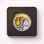 Ganesh Lakshmi Pure Silver Coin 10 Gram — 999 Silver | Gold Silver Finish