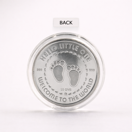 Baby Shower Gift (Gender Neutral) — Silver Coin (10g 999)