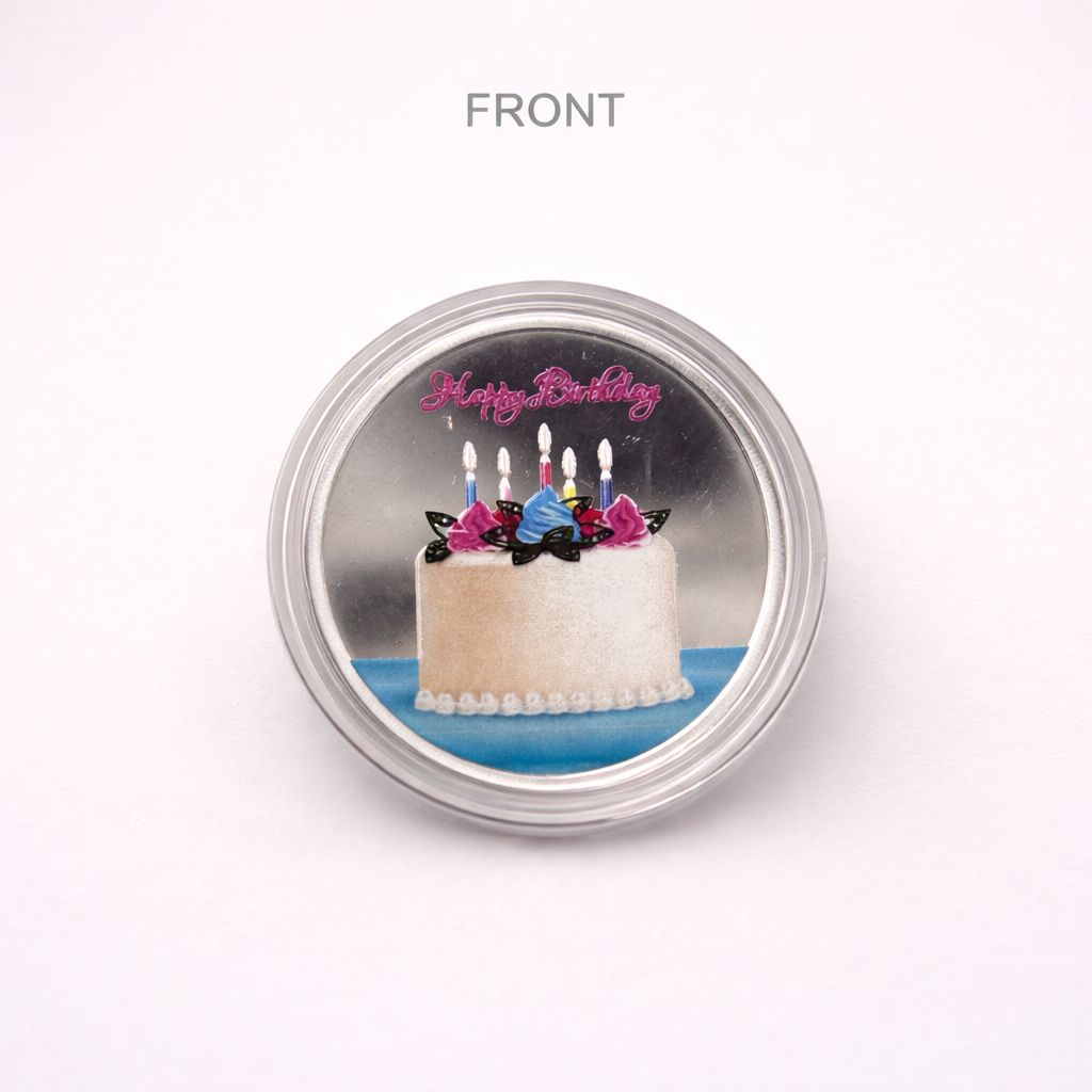 Pure Silver Happy Birthday Coin 10g | Certified 999 Pure Silver