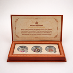 Radha Krishna Pure Silver Coin Set of 3gm(1*3) | 999 Silver with Colour Print