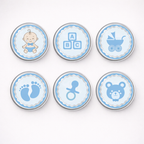 Set of 6gm(1*6) Pure Silver Coins | Unique Gift for Baby Shower, Namkaran, Cradle Function & First Birthday