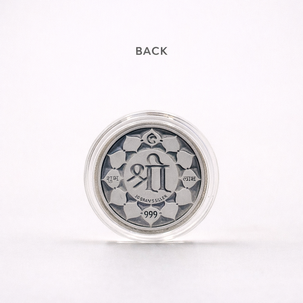 Laddo gopal 10 gm silver coin