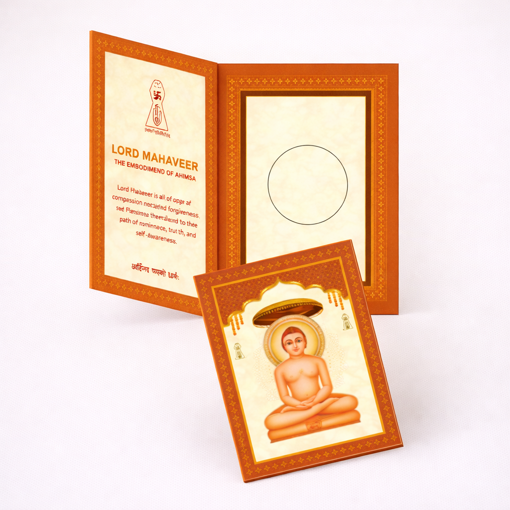 Lord Mahaveer Pure Silver Coin | 1g | 999 Silver