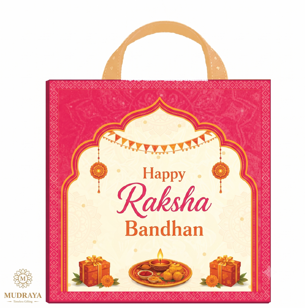 Raksha Bandhan 1 Gram 999 Silver Coin for Kids (Orange & Pink)