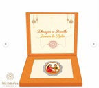 Raksha Bandhan 1 Gram 999 Silver Coin for Kids (Orange & Pink)