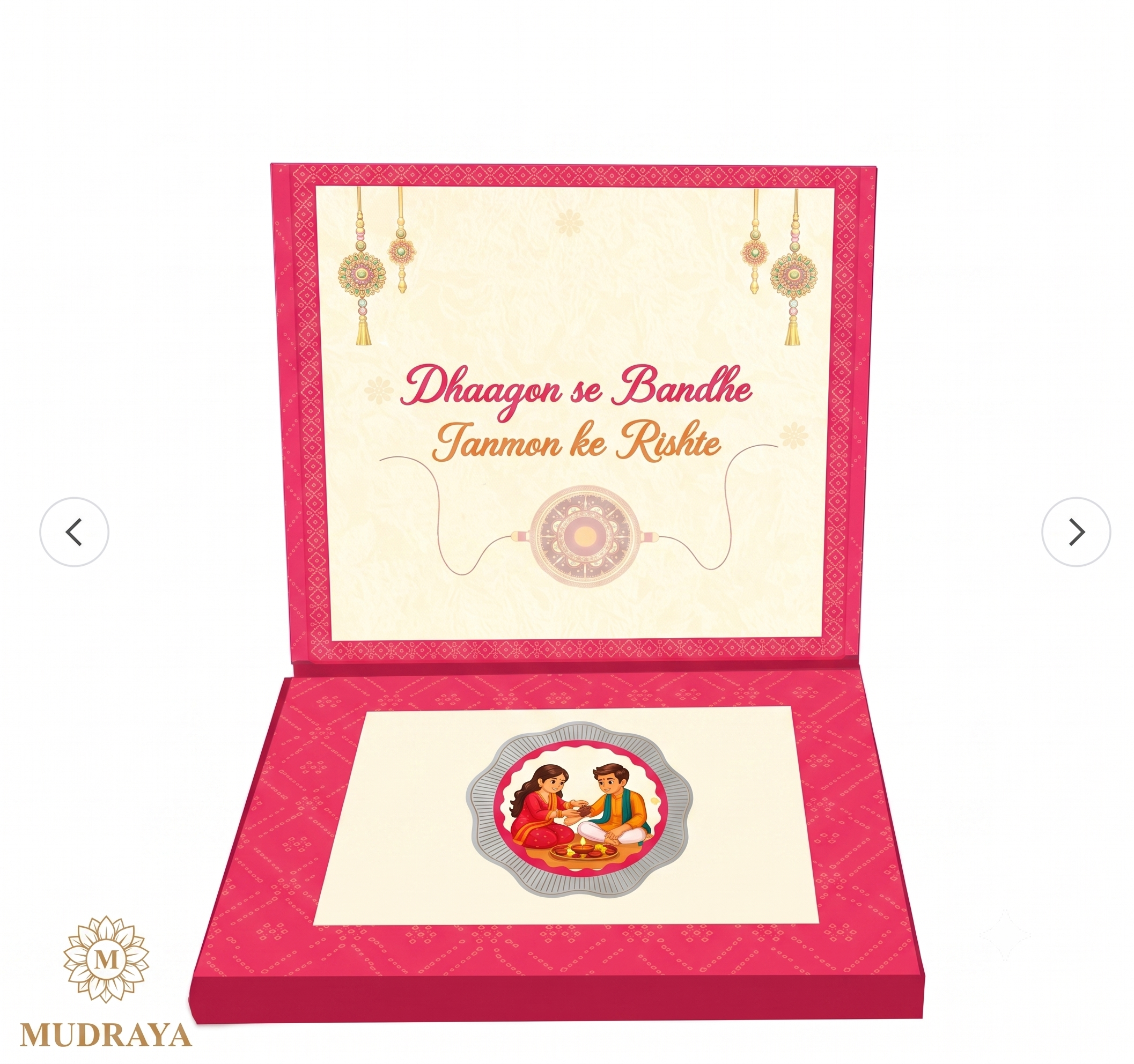 Raksha Bandhan 1 Gram 999 Silver Coin for Kids (Orange & Pink)