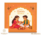 Raksha Bandhan 1 Gram 999 Silver Coin for Kids (Orange & Pink)