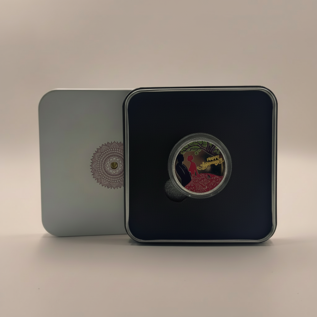 Happy Anniversary Silver Coin – 10g | Thoughtful Gifting