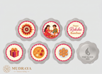 Premium Rakhi Silver Coin Set — 6 Coins of Certified 999 Silver