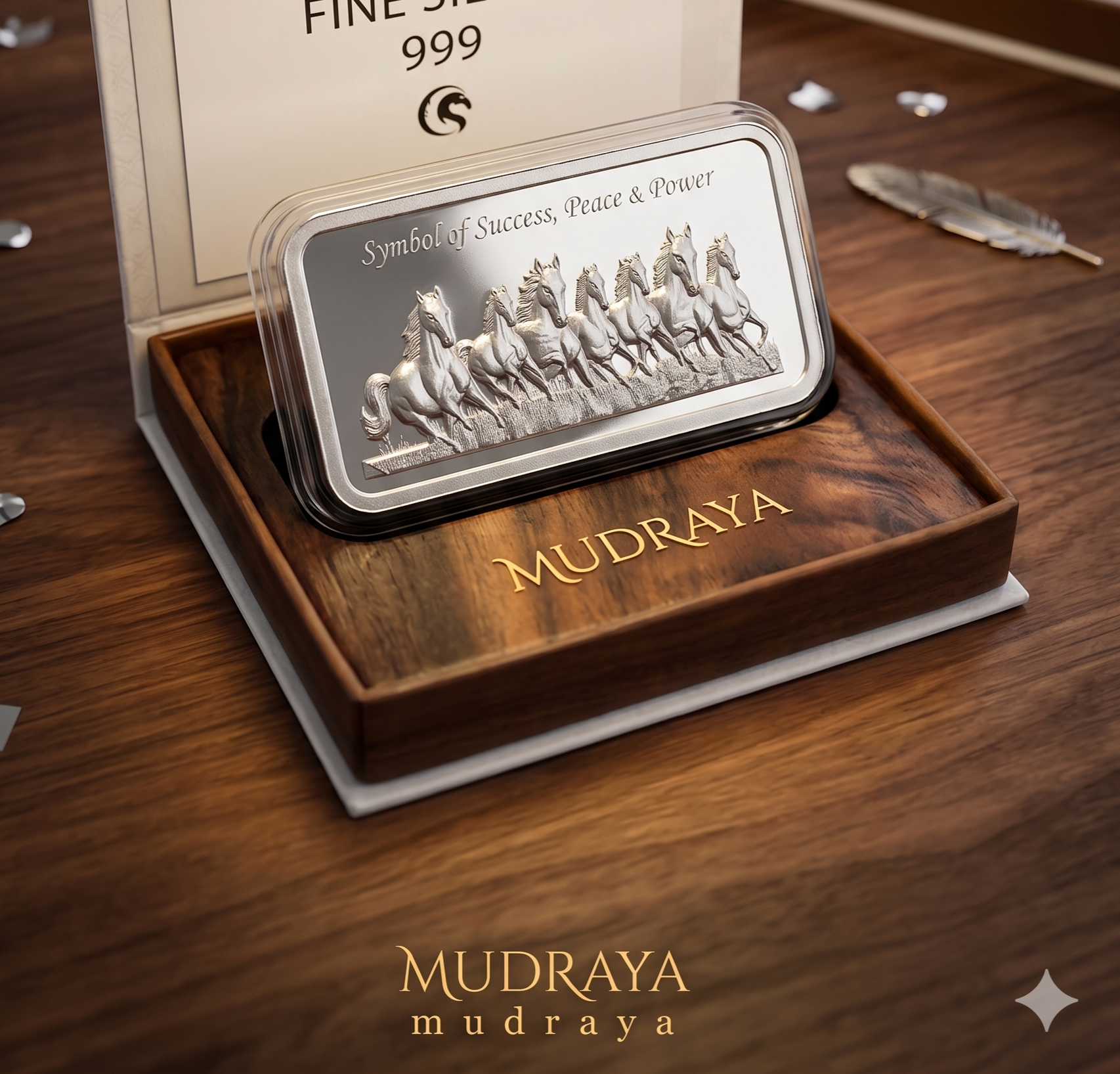7 Horses Bar 5g | 999 Pure Silver