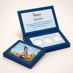 Ladoo Gopal Little Krishna Pure Silver Coin Set | 3 x 1g(3g) | 999 Silver