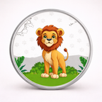 Shera Jungle Safari Pure Silver Coin | 1g | 999 Silver |