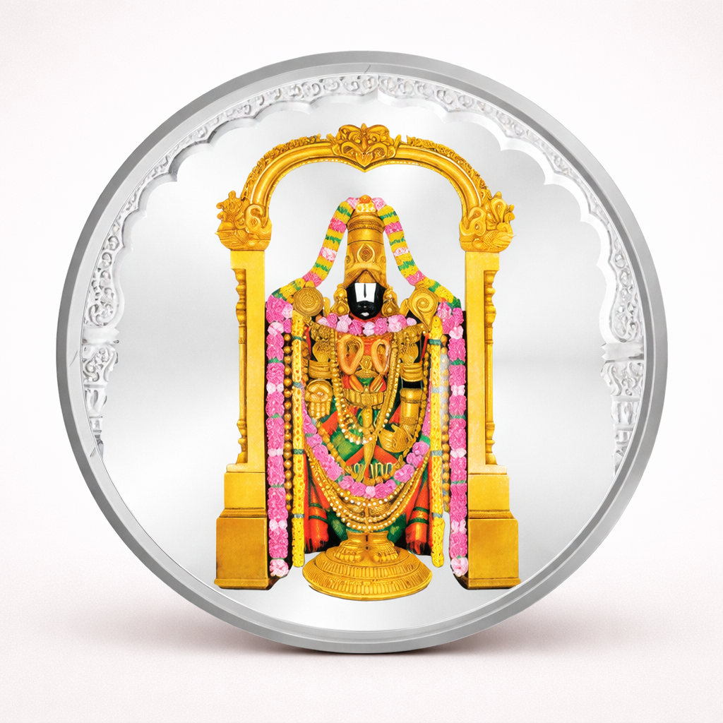 Lord Balaji Pure Silver Coin | 1g | 999 Silver