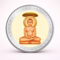 Lord Mahaveer Pure Silver Coin | 1g | 999 Silver