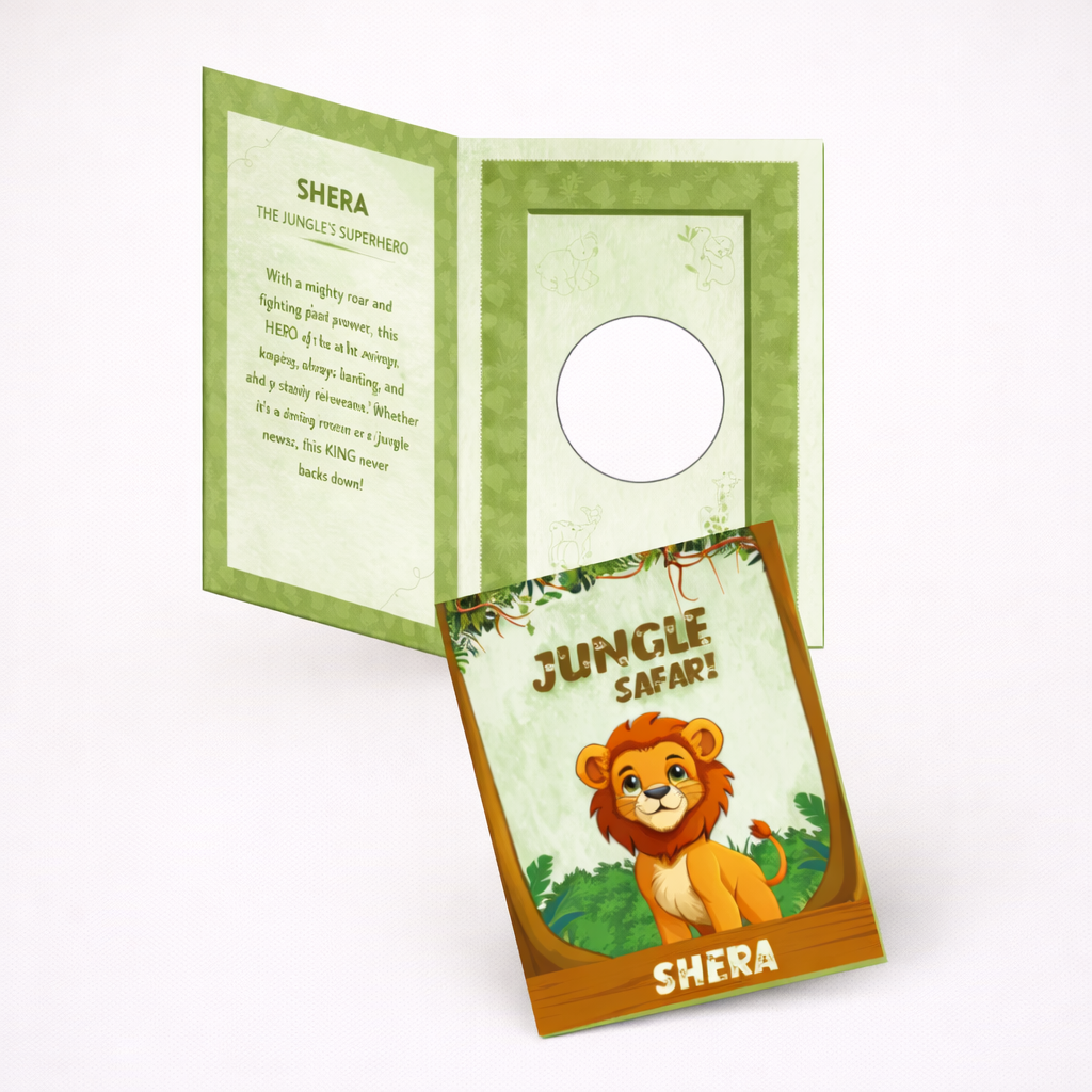 Shera Jungle Safari Pure Silver Coin | 1g | 999 Silver |
