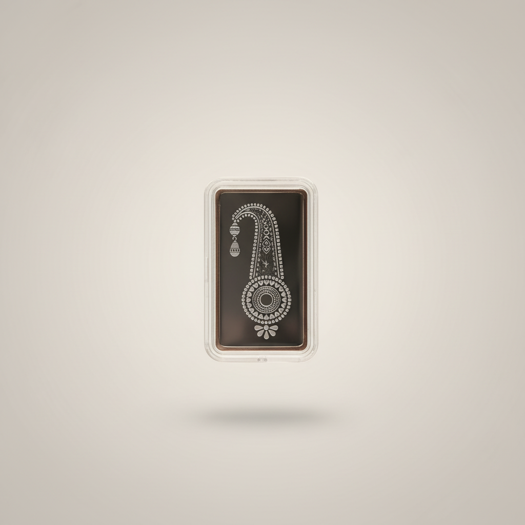 Kalangi Rose Gold Silver Bar — 10 Gram | 999 Pure Silver