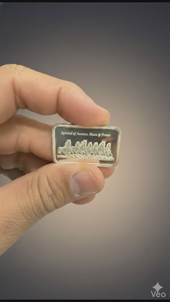 7 Horses Bar 5g | 999 Pure Silver